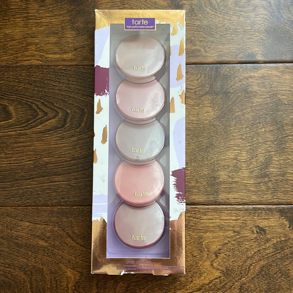 NIB tarte Amazonian Clay Cheek Set of Five Travel Size Blushes & Highlighter - Picture 2 of 6
